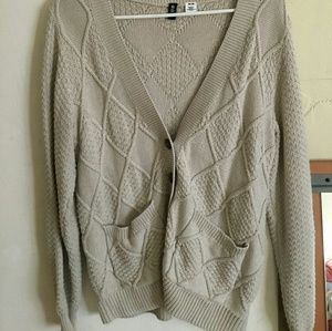 BDG cream cardigan